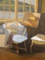 The Artist Stepped Away, Oil on panel 18 x 24  $450, Joyce Greenfield Artist